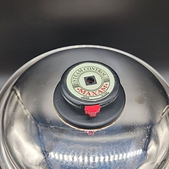 MAXAM 9 ELEMENT 2.5 Quart SAUCEPAN T304 SURGIGAL STAINLESS STEEL STEAM CONTROL - Picture 3 of 6